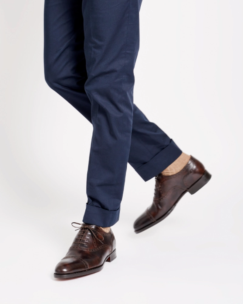 Museum Brown Brogue Oxford Shoe Vintage Oxford Shoes