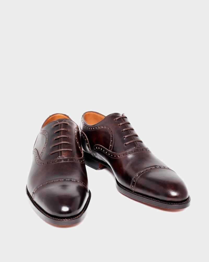Cowboy Oxfords Museum Brown Brogue Oxford Shoe