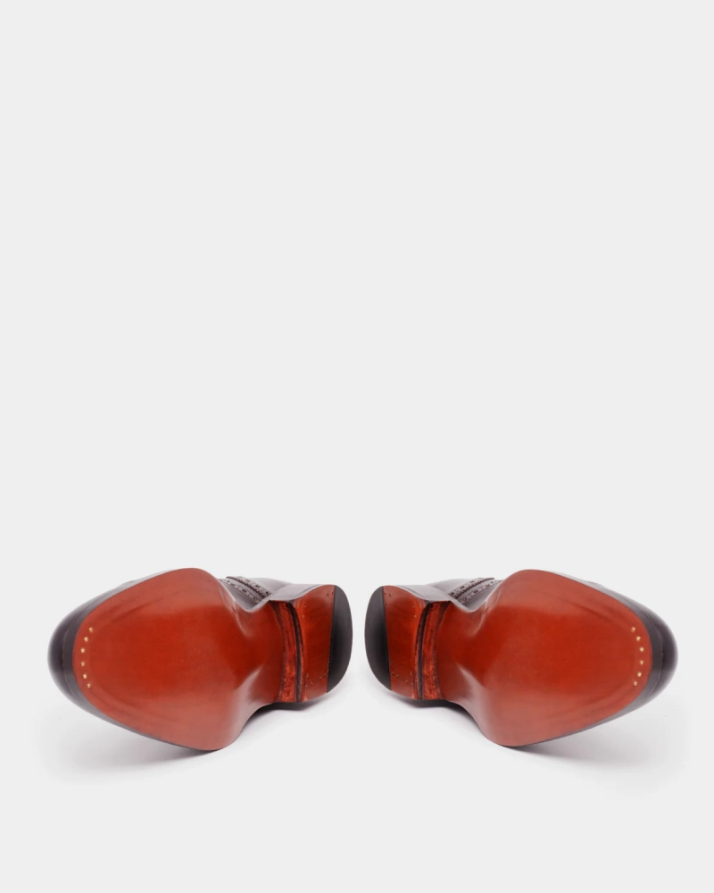 Museum Brown Brogue Oxford Shoe Define Oxfords