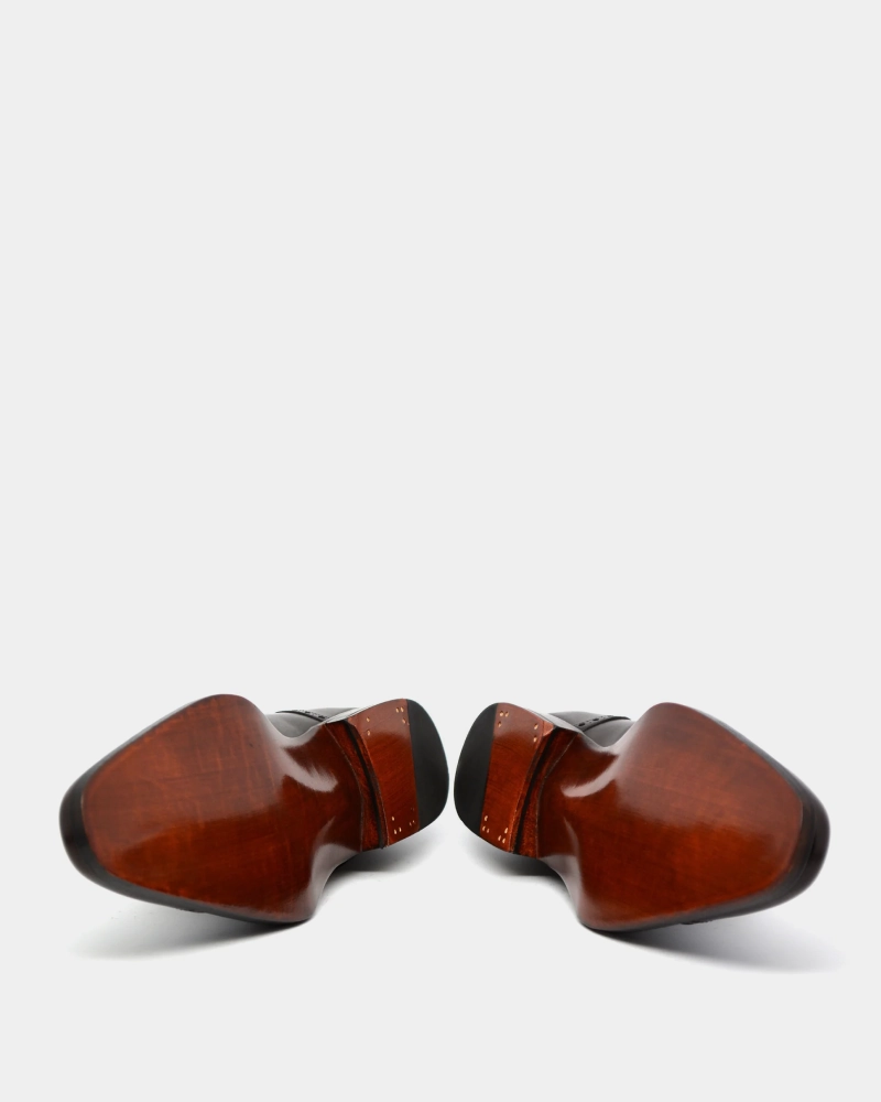 Oxford Dress Shirt Museum Brown Cap Toe Brogue Oxford Shoe