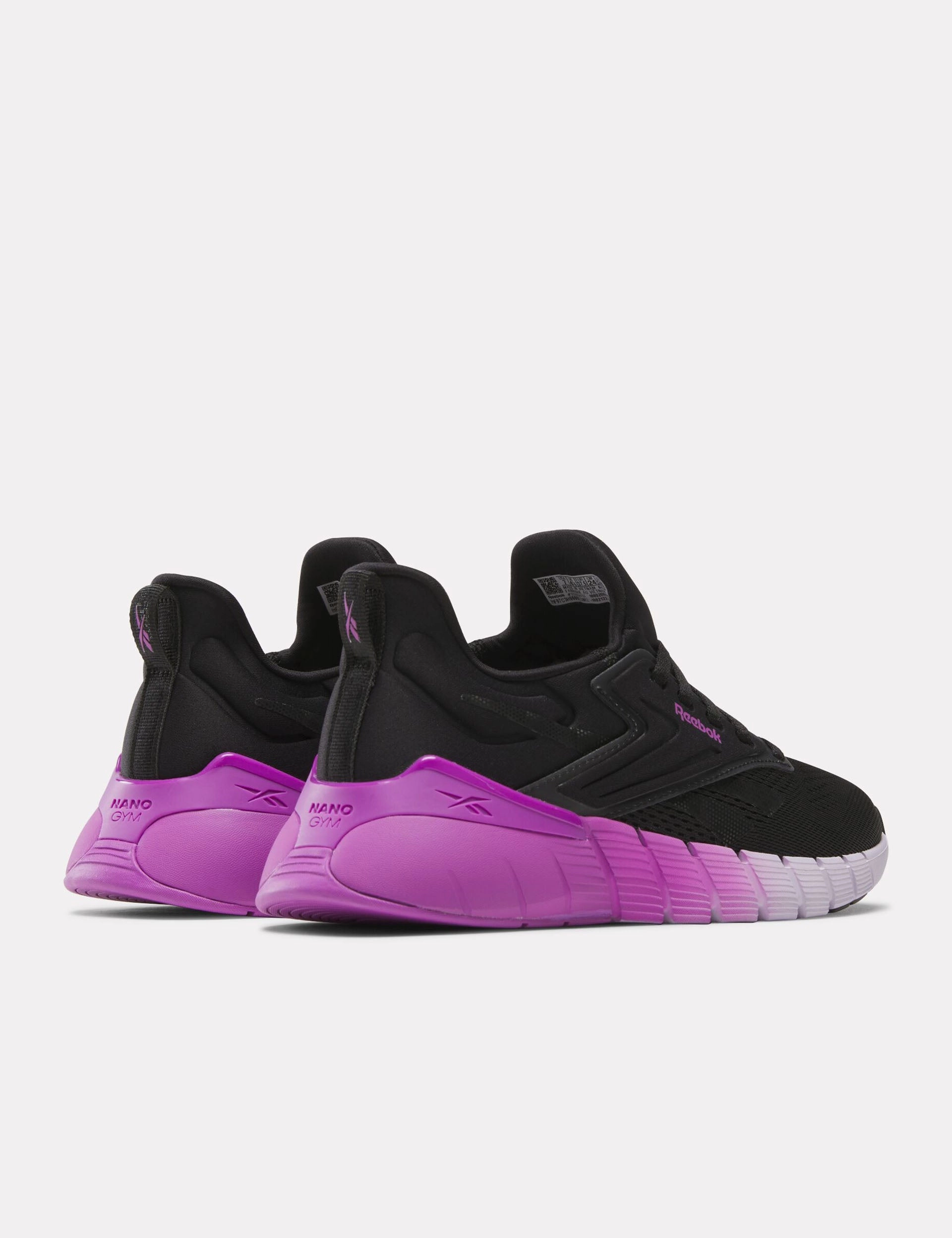 Best Durable Cross-training Shoes Designed By Athletes Nano Gym Shoes - Black/Purple Rave/Digital Gleam