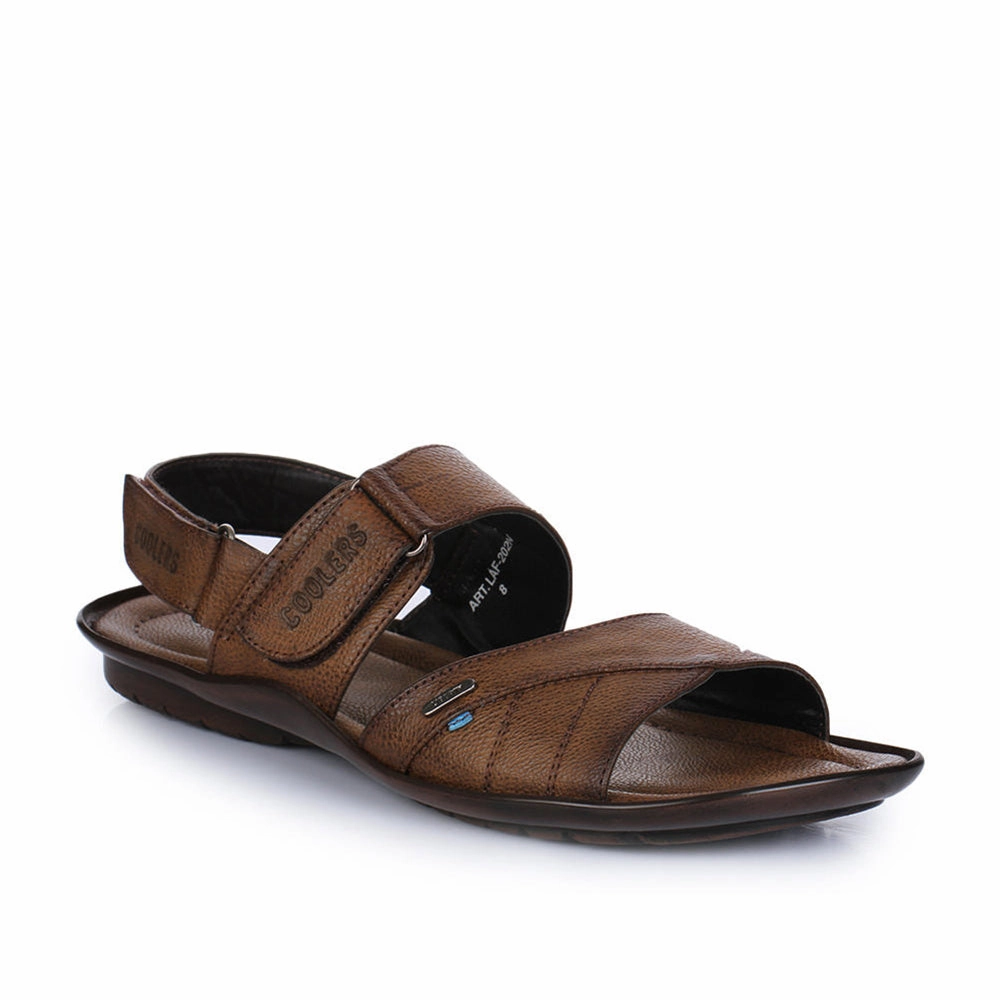 Compare Sandals Resorts Coolers Formal Brown Sandals For Men LAF-202N By Liberty