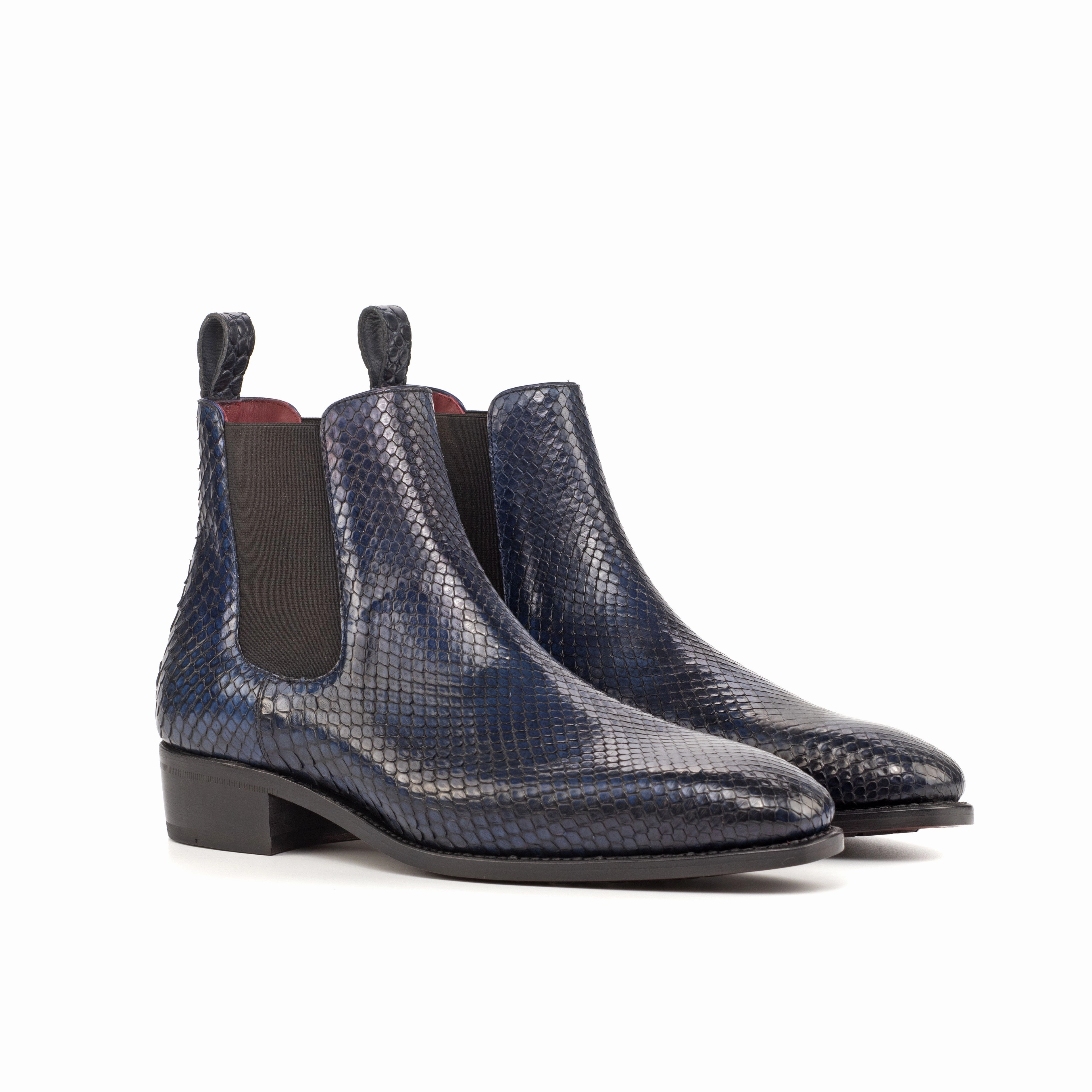 Rios Of Mercedes Boots For Sale Navy Python Chelsea Boots