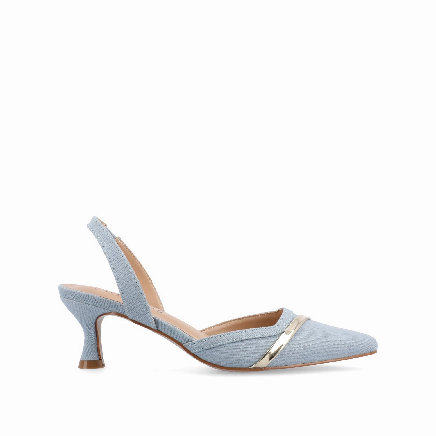 Best Inserts For High Heels NELLIA TWEED SLINGBACK KITTEN HEELS IN WIDE