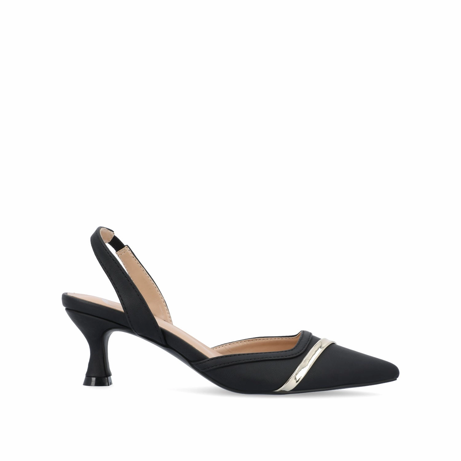 High Heel Shoes Sale NELLIA TWEED SLINGBACK KITTEN HEELS IN WIDE