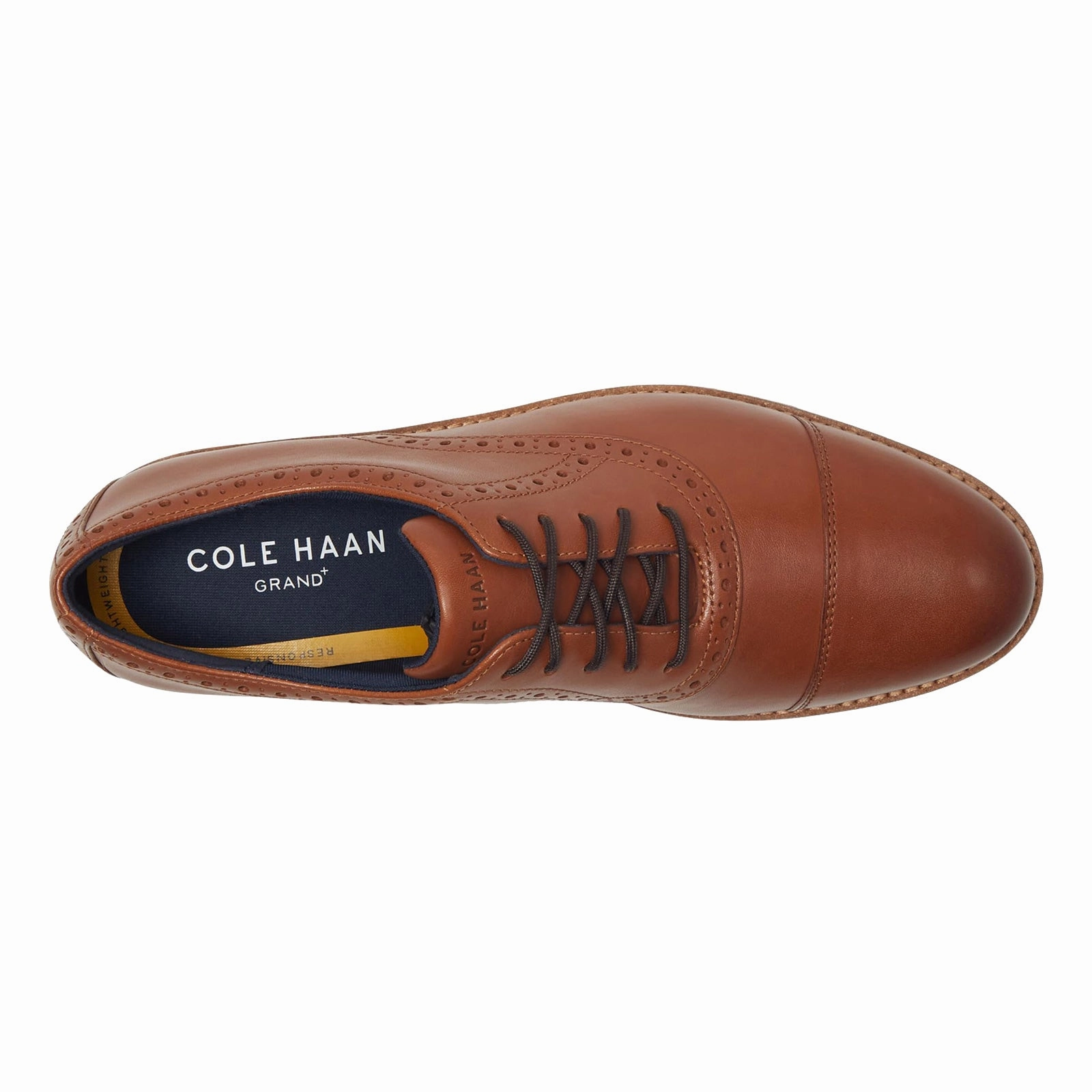 Men's Cole Haan, Flexgrand  Cap Toe Oxford Oxfords With Holes