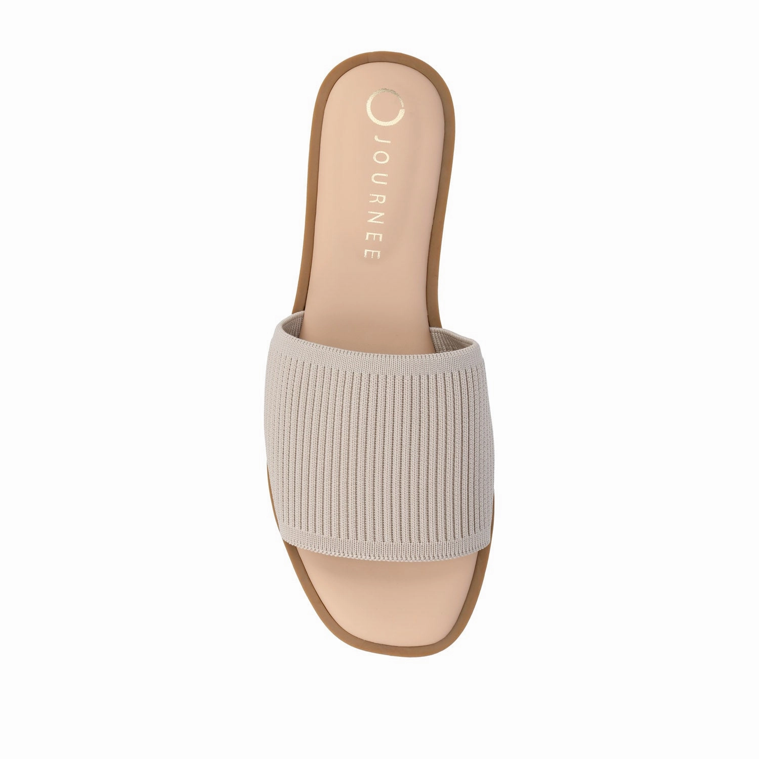 PRISILLA SLIDE SANDALS IN KNIT FABRIC Slippers For Aching Feet