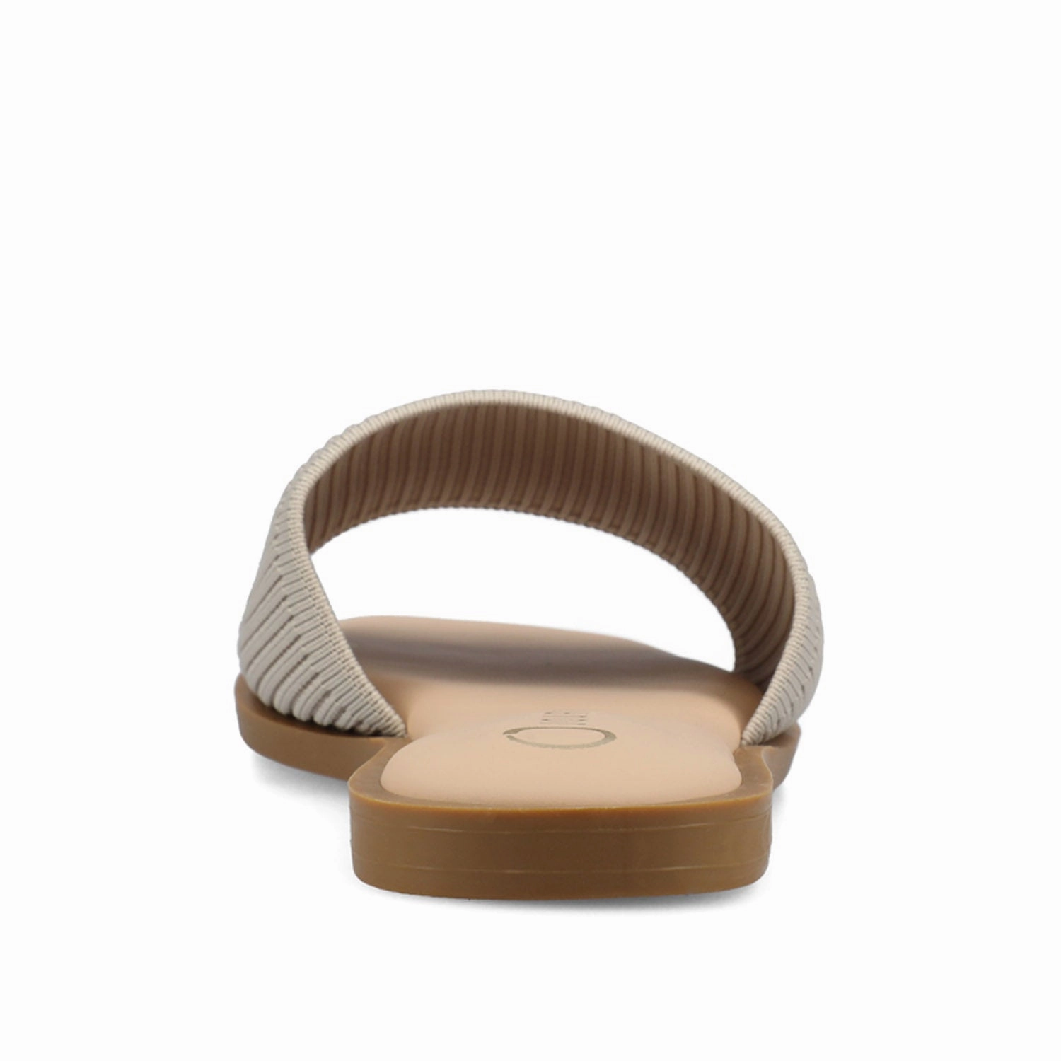 Flat Mule Slides PRISILLA SLIDE SANDALS IN KNIT FABRIC