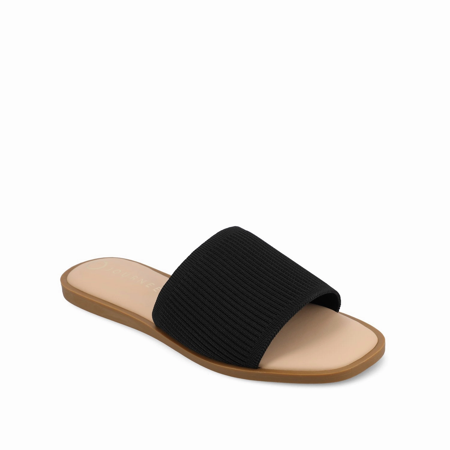 PRISILLA SLIDE SANDALS IN KNIT FABRIC Matalan Slippers