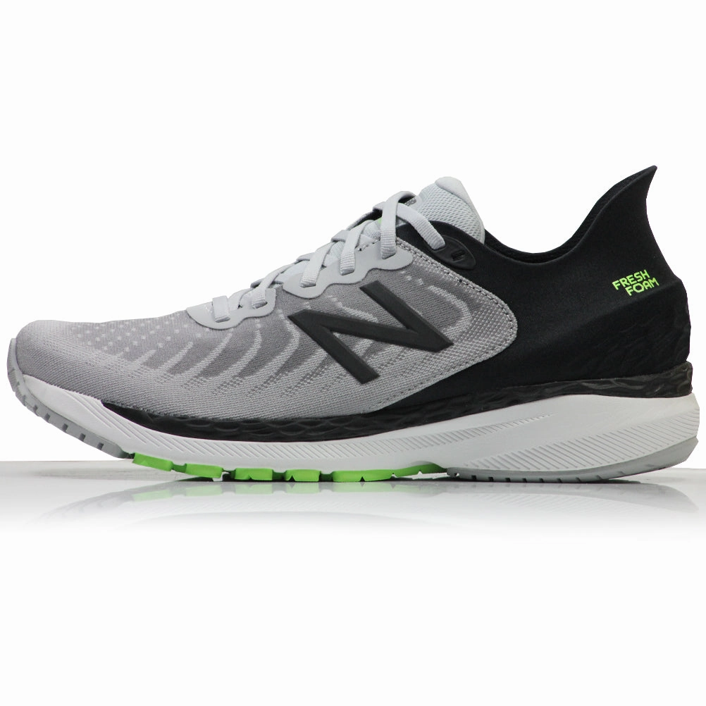 New Balance 860v11 Men's Running Shoe - Light Aluminium/Black Shin Splints Best Running Shoes