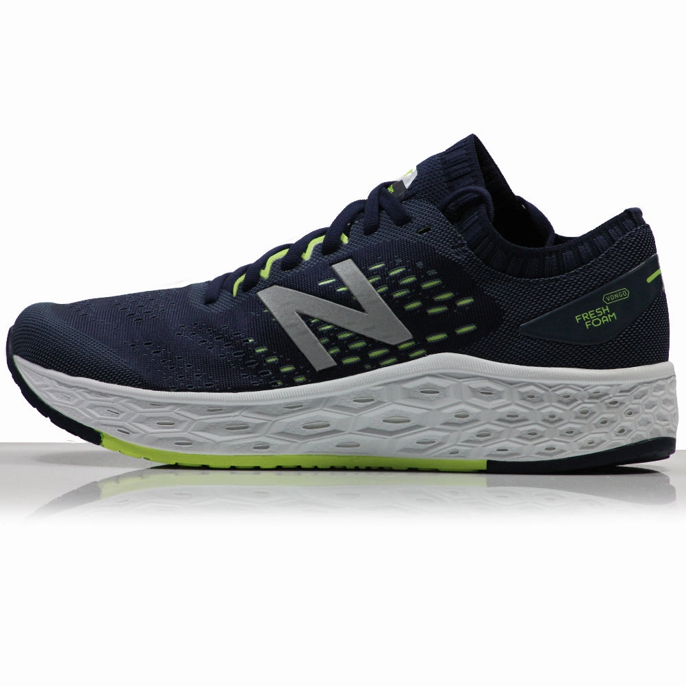 New Balance Fresh Foam Vongo v4 Men's Running Shoe - Natural Indigo/Lemon Slush Best Running Shoe High Arch