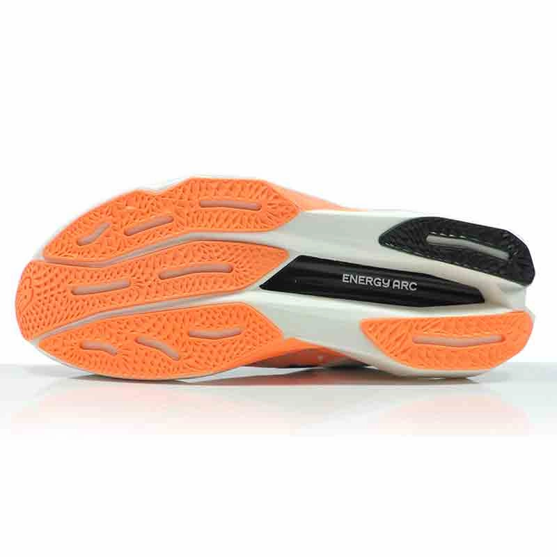 New Balance FuelCell SuperComp Elite v4 Men's Running Shoe - White/Angora/Hot Mango Half Marathon Running Shoes