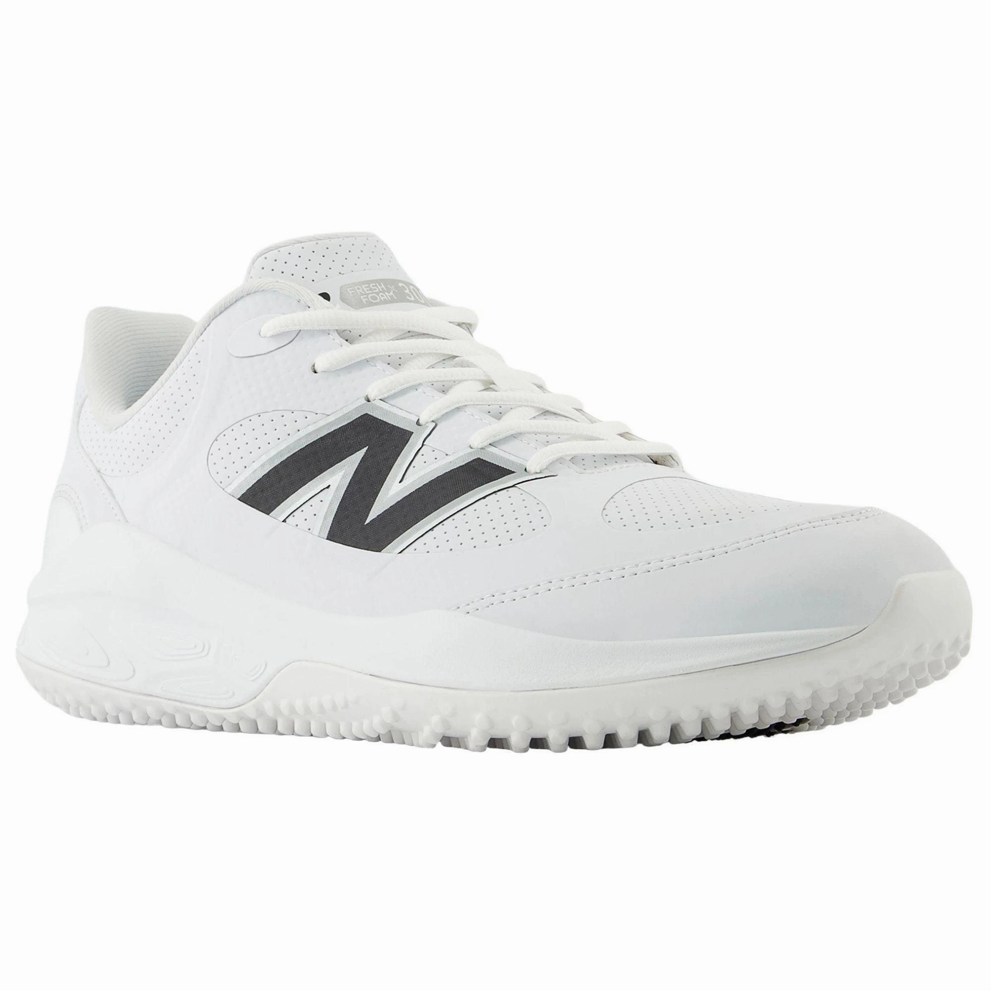 New Balance Slide Sandals New Balance Men's Fresh Foam 3000 v7 Synthetic Turf Baseball Shoes - White - T3000SW7