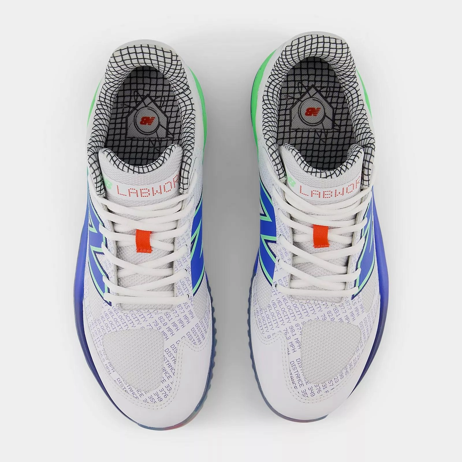 New Balance Men's Fresh Foam 3000 v7 Turf Baseball Shoes - Lab Work - T3000IT7 New Balance Custom Baseball Cleats