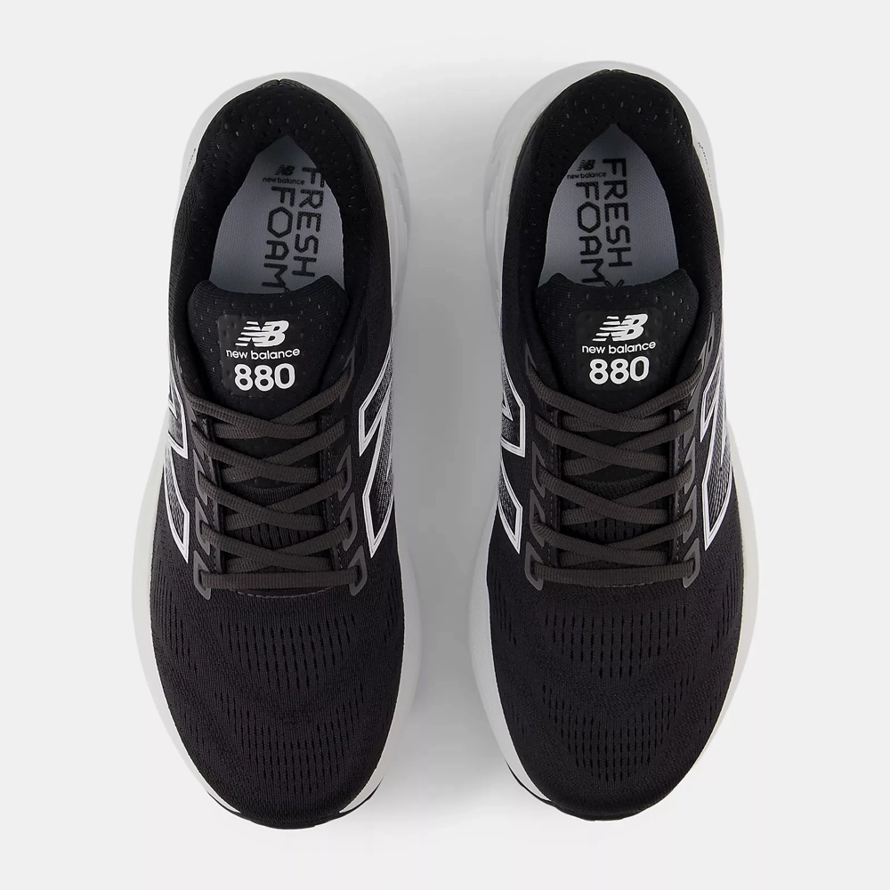 New Balance Baseball Cleats Metal New Balance Men's Fresh Foam X 880v15 in Black with White and Reflection