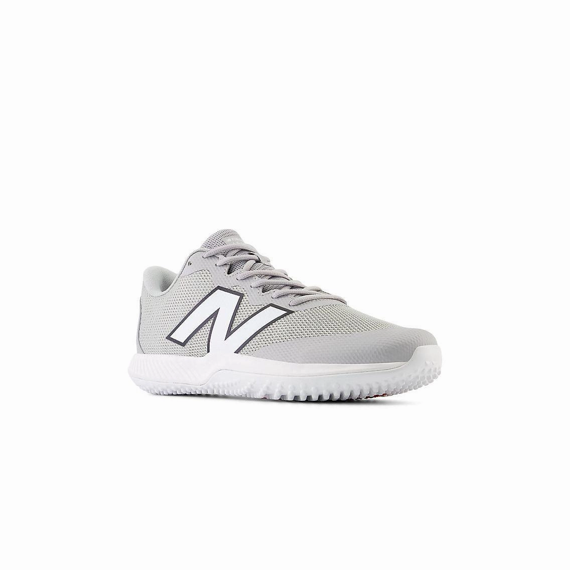 New Balance Men's FuelCell 4040 V7 Turf Baseball Shoes - Raincloud / Optic White - T4040TG7 New Balance 550 Basketball Sneaker
