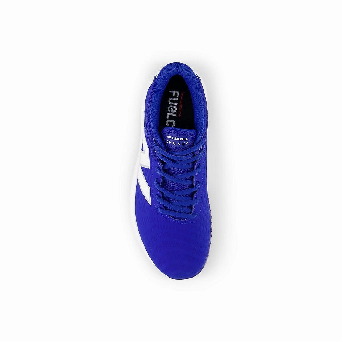New Balance Salehe Bembury New Balance Women's FuelCell FUSE v4 Turf Trainer Softball Shoes - Team Royal/Optic White - STFUSEB4