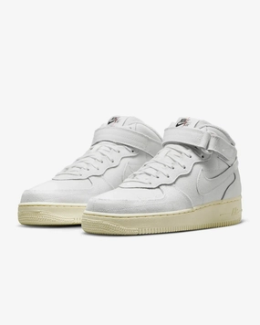 Nike Air Force 1 '07 Mid LX DZ4866-121 Women's US 6 White Leather Shoes GBNC115 Nike Sport Football Shoes