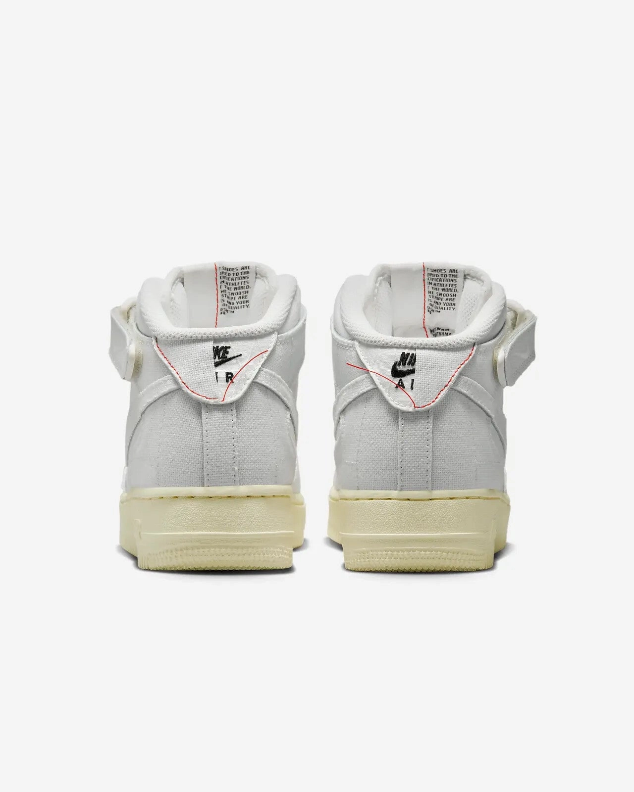 Nike And The Swoosh Shoes Nike Air Force 1 '07 Mid LX DZ4866-121 Women's US 6 White Leather Shoes GBNC115