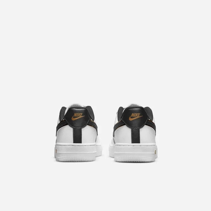 Nike Air Force 1 LV8 DM3386-100 Sneaker Kids White Black Leather Lifestyle Shoes Nike Memory Foam Shoes