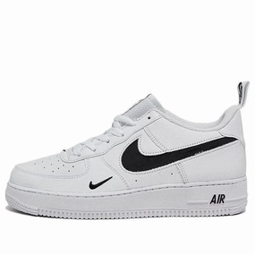 Nike Air Force 1 LV8 FV7020-100 Sneaker Kid  White Black Leather Casual Shoes Boxing Shoes Nike Hyperko