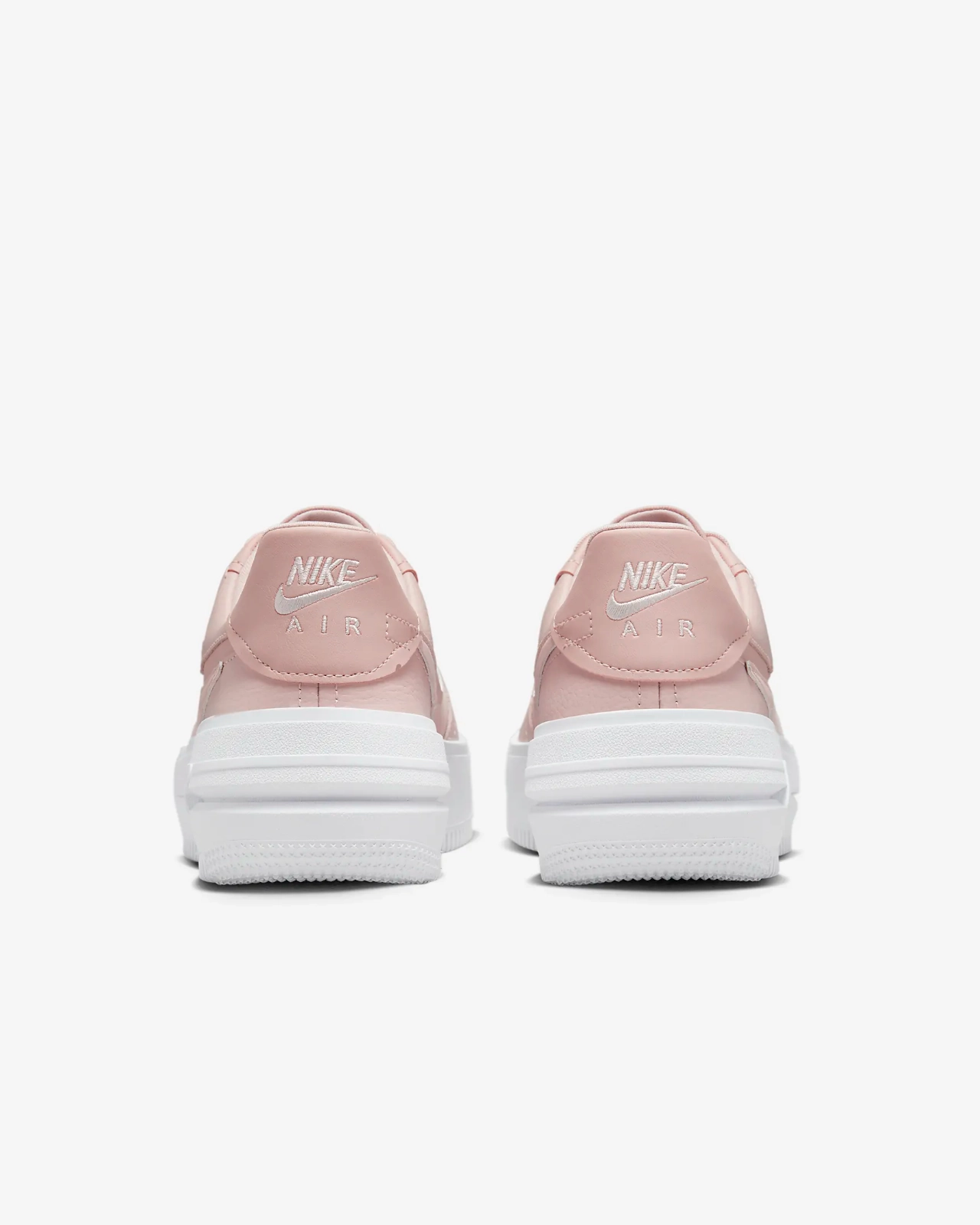 Nike Shoes For Casual Wear Nike Air Force 1 PLT.AF.ORM DJ9946-602 Women's Pink White Leather Shoes HAM188
