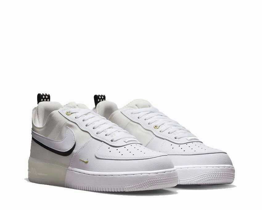 Nike Air Force 1 React DQ7669-100 Men's White Sail Leather Sneaker Shoes NR6315 (9.5) Nike Shoes For Rain