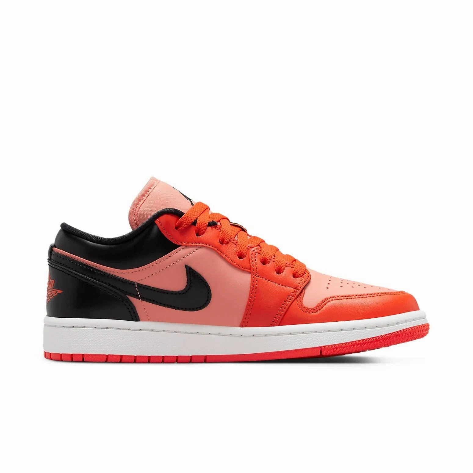 Tech Nike Shoes Nike Air Jordan 1 Low DM3379-600 Sneakers Women's Orange Black Lifestyle Shoes