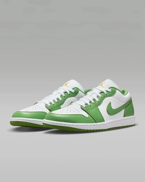 Nike Air Jordan 1 Low SE HF4823-100 Sneaker Men White Green Leather Shoes TF6886 (White,8.5) Nike Shoes Air Max All