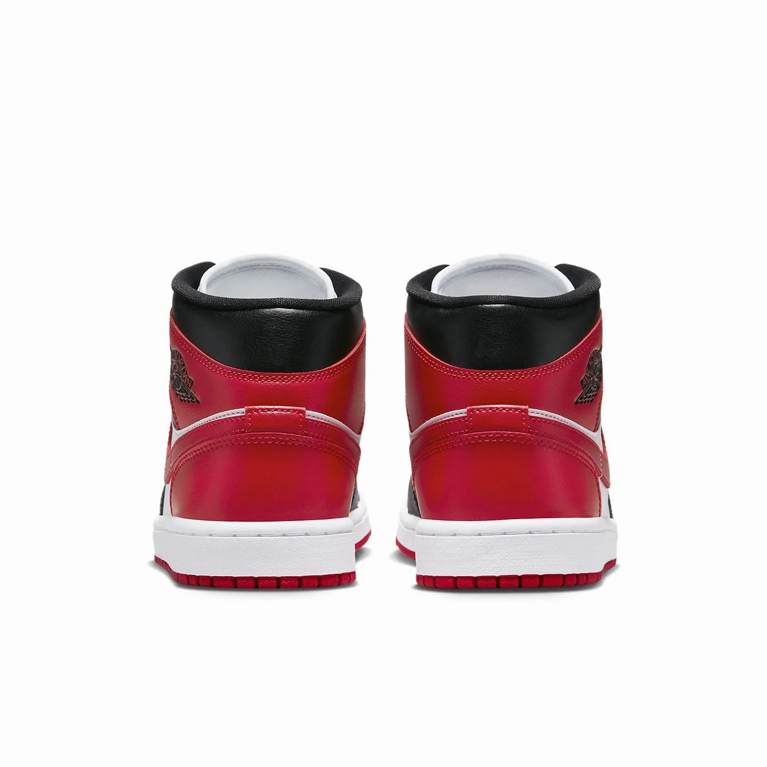 Nike Signature Shoes Nike Air Jordan 1 Mid "Bred Toe" BQ6472-079 Women's Red Black Lifestyle Shoes