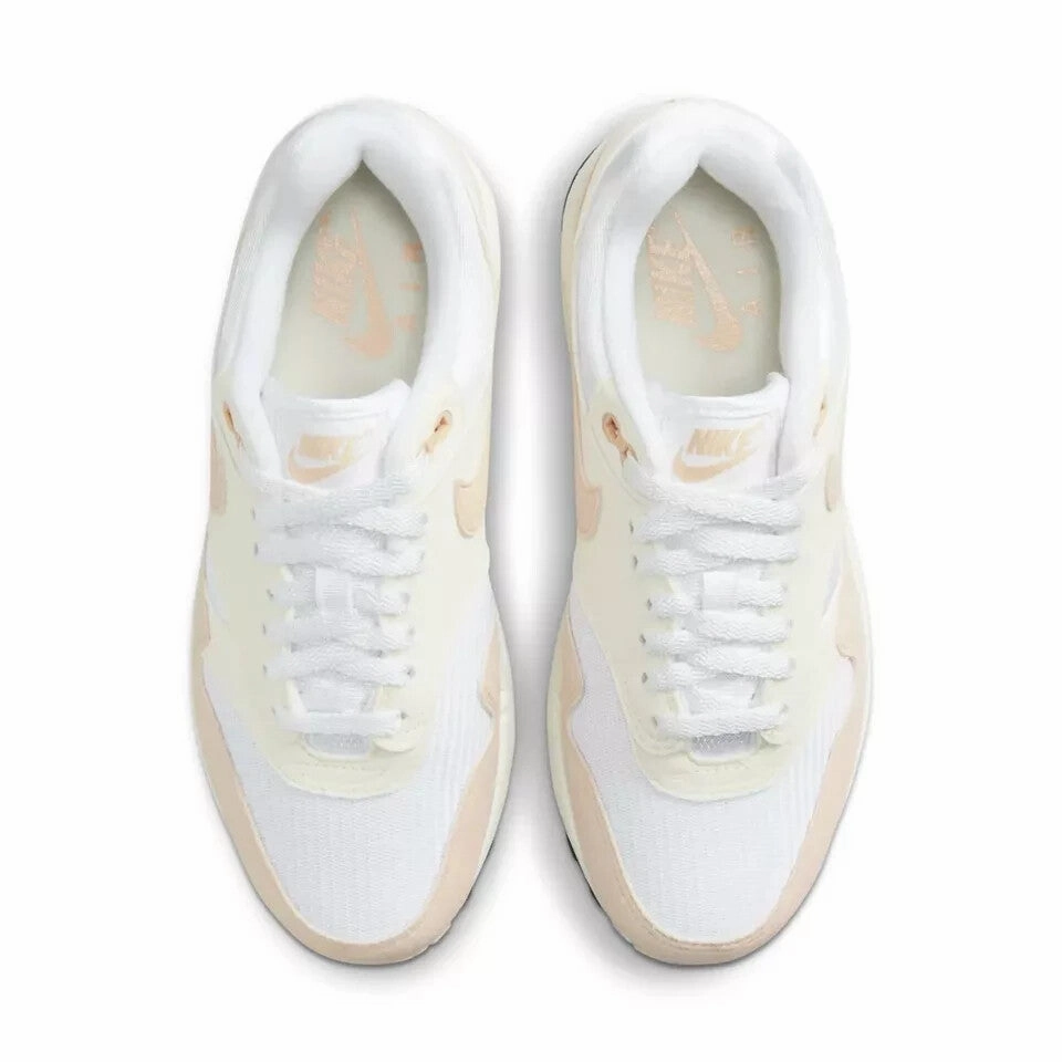 Nike Pegasus Road Running Shoes Nike Air Max 1 DZ2628-101 Sneaker Women's US 11 Pale Ivory Lifestyle Shoes DWA14