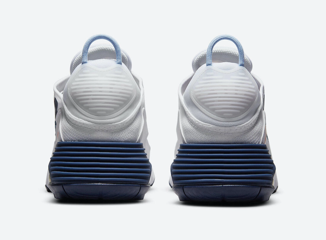 Nike Air Max 2090 DM2823-100 Sneakers Men's White Blue Low Top Running Shoes Nike Support Shoes