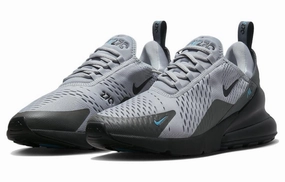 Georgia Bulldog Nike Shoes Nike Air Max 270 FD9747-001 Sneaker Men's Wolf Gray Black Athletic Running Shoes