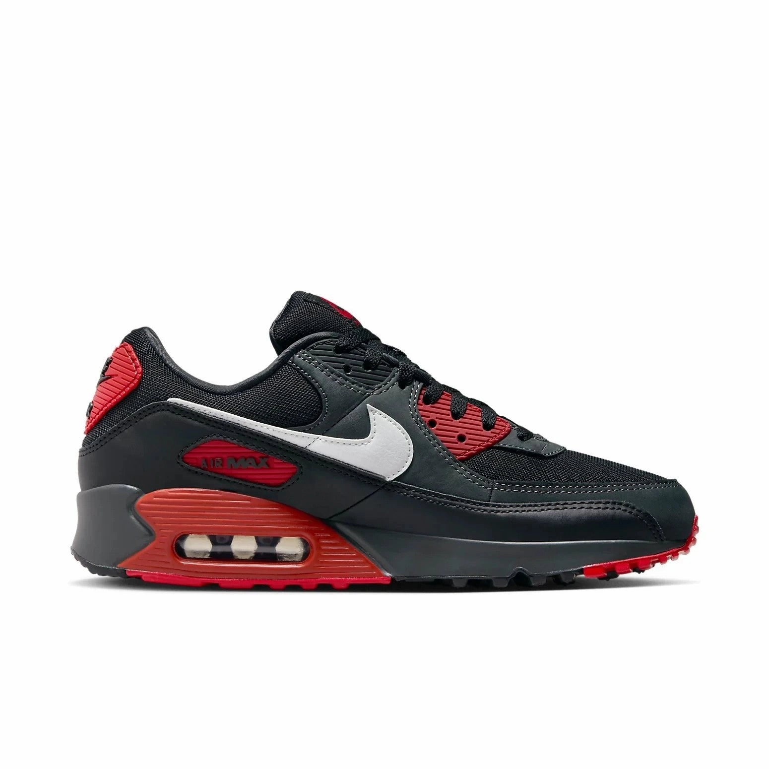 Nike Air Max 90 FB9658-001 Sneaker Men's US 7 Anthracite Red Lifestyle Shoes Nike Shoes Dimensions