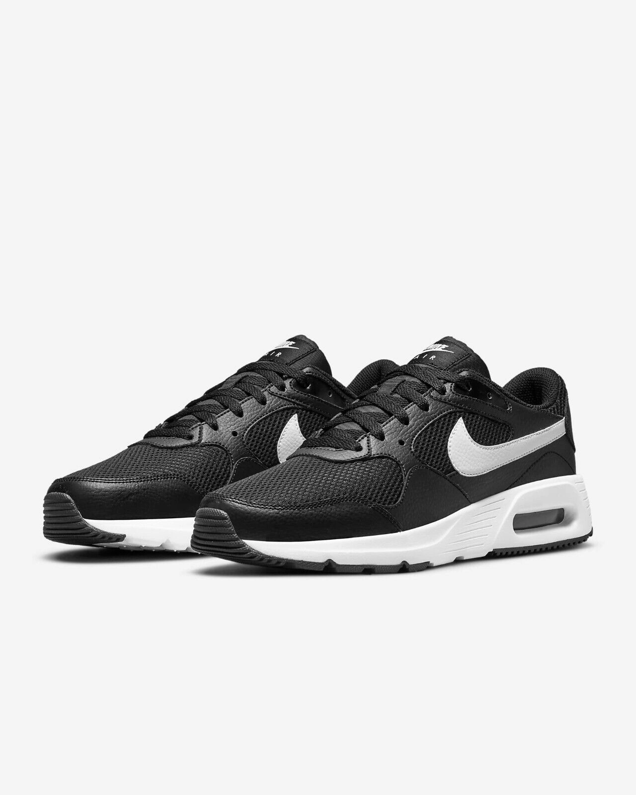 Nike Air Max SC CW4555-002 Sneaker Men Black White Comfort Low Top Running Shoes Stores With Nike Shoes
