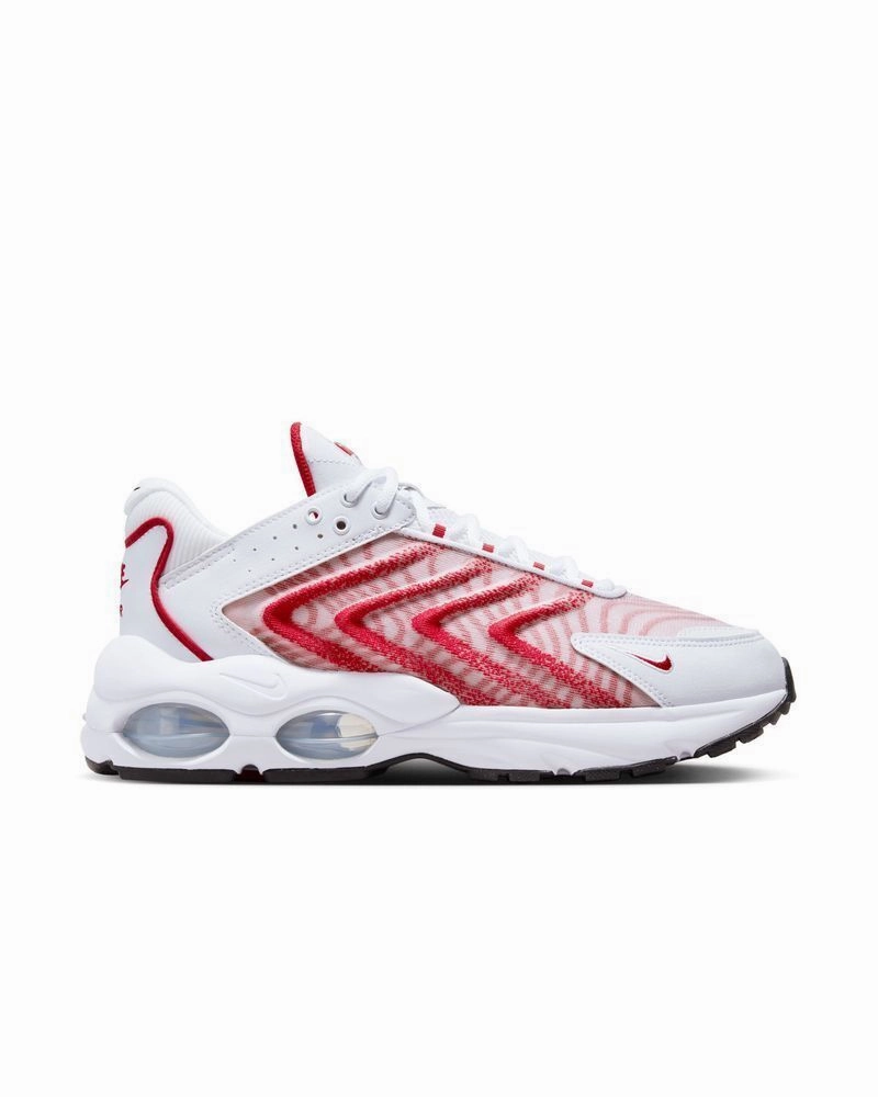 Nike Air Max TW DQ3984-104 Sneaker Men's White Red Lace Up Casual Shoes NR7956 Rodman Shoes Nike