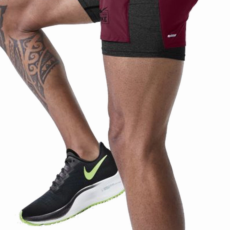 Nike Air Zoom Pegasus 37 Men's Running Shoe - Black/Lime Blast Best Stability Running Shoes 2025