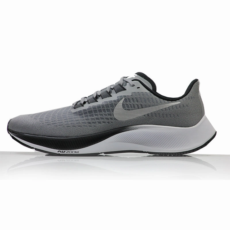 Best Running Shoes Flat Wide Feet Nike Air Zoom Pegasus 37 Men's Running Shoe - Particle Grey/Met Silver