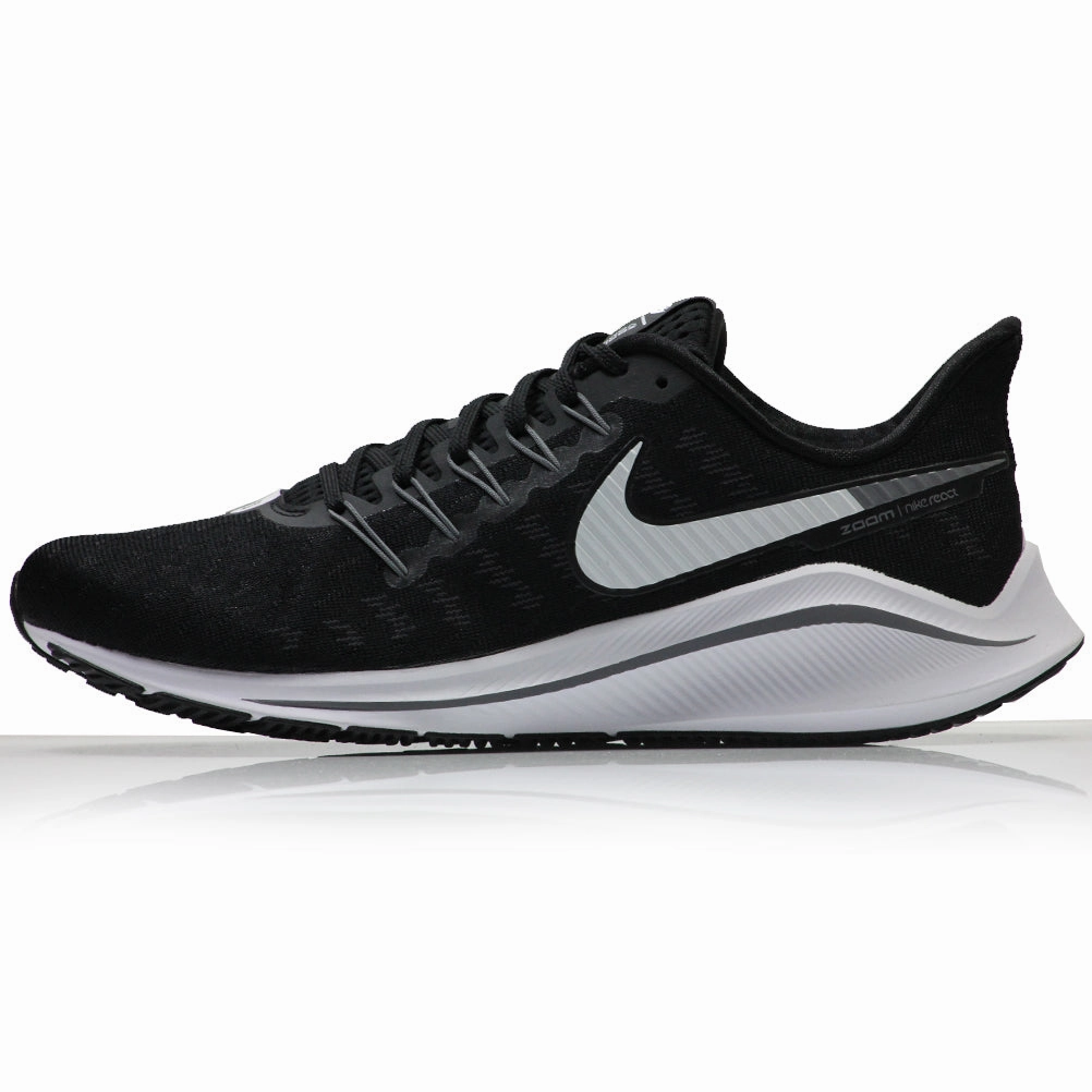 Nike Air Zoom Vomero 14 Men's Running Shoe - Black/White Running Shoes For Large
