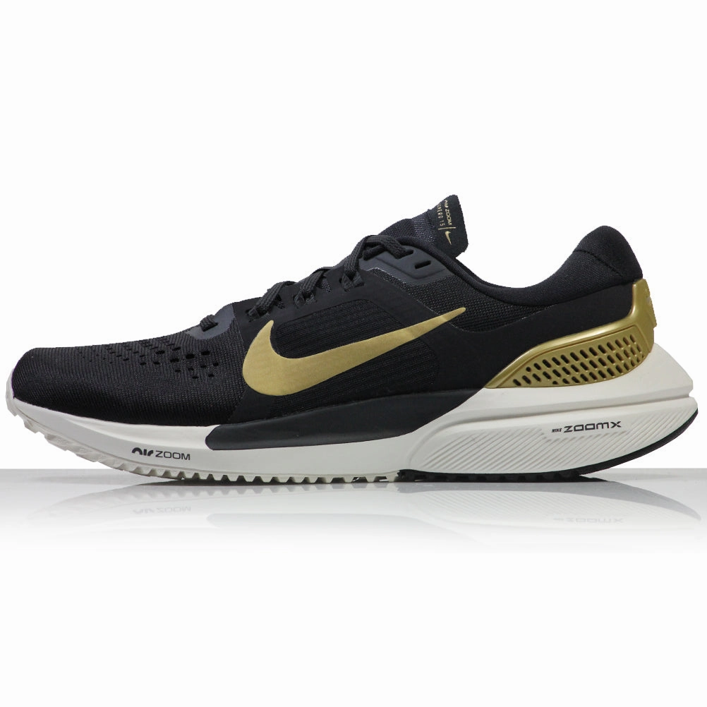 Fusion Nike Shoes Nike Air Zoom Vomero 15 Women's Running Shoe - Oil Grey/Metallic Gold