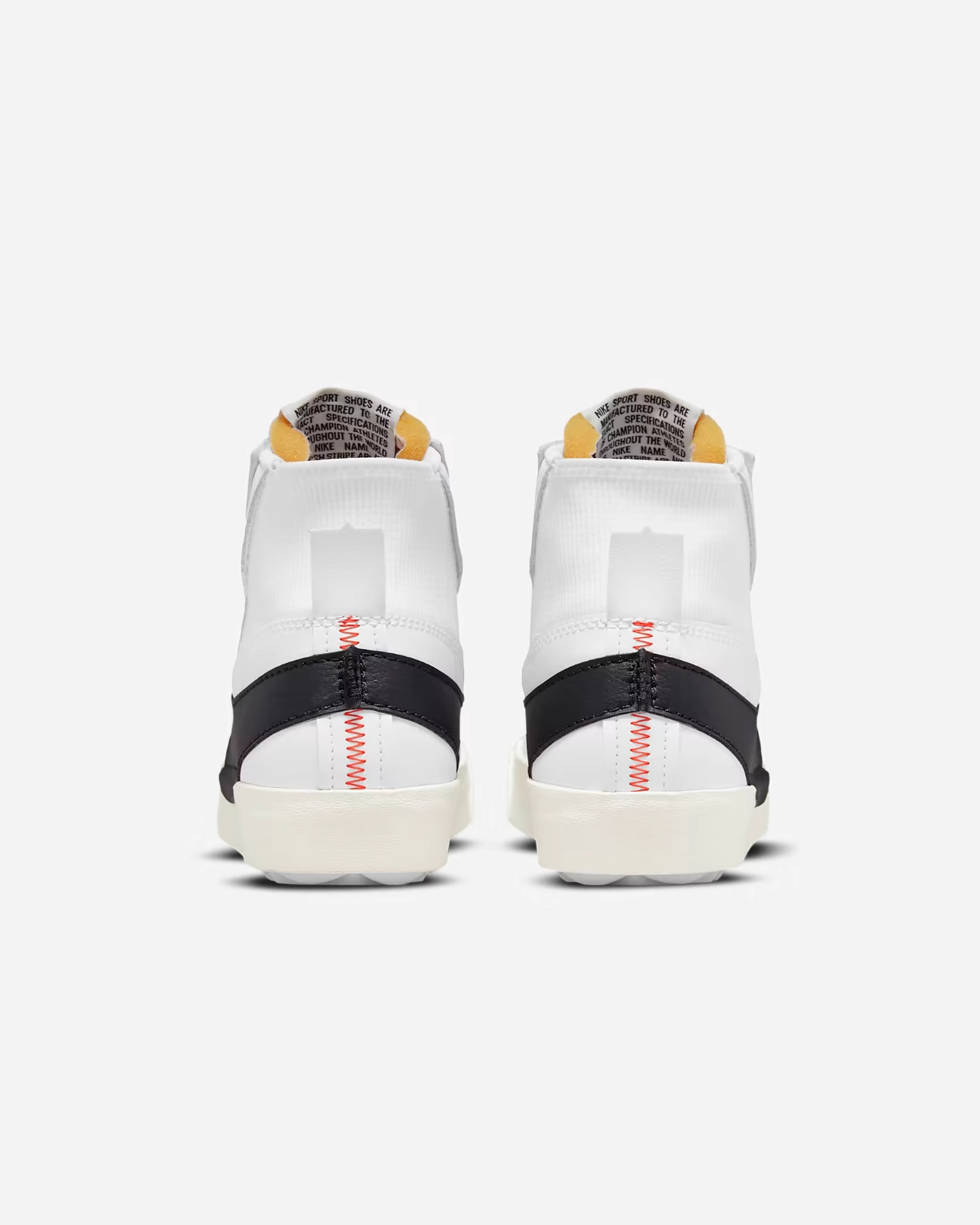 Nike Road Bike Shoes Nike Blazer Mid '77 Jumbo DD3111-100 Sneakers Men's White Black Lifestyle Shoes