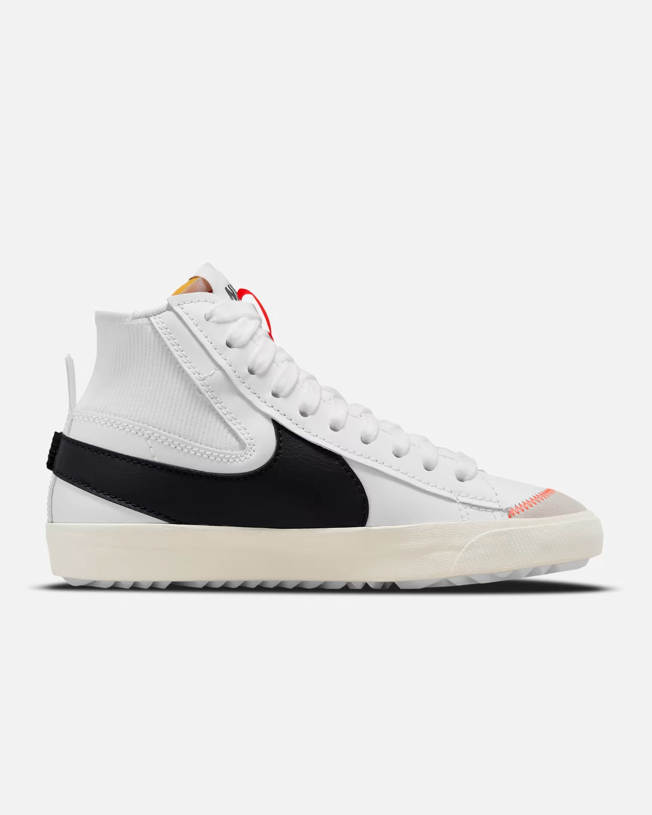 Nike Blazer Mid '77 Jumbo DD3111-100 Sneakers Men's White Black Lifestyle Shoes Nike Cortez Textile Shoes