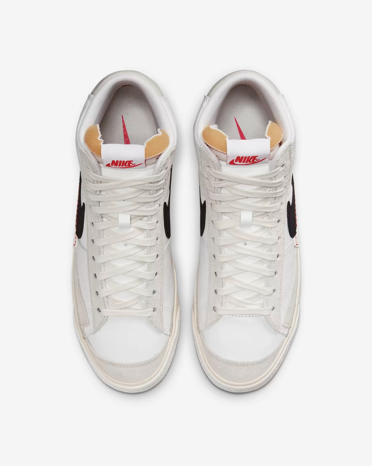Arkansas Nike Shoes Nike Blazer Mid Pro Club DQ7673-100 Sneakers Men White Bone Leather Casual Shoes