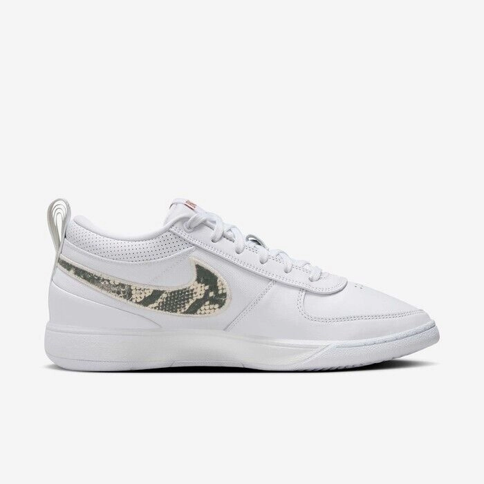 Nike Jordan Nike Book 1 'Rattlesnake' FJ4249-101 Men's White Leather Basketball Shoes TF5739 (White,9)