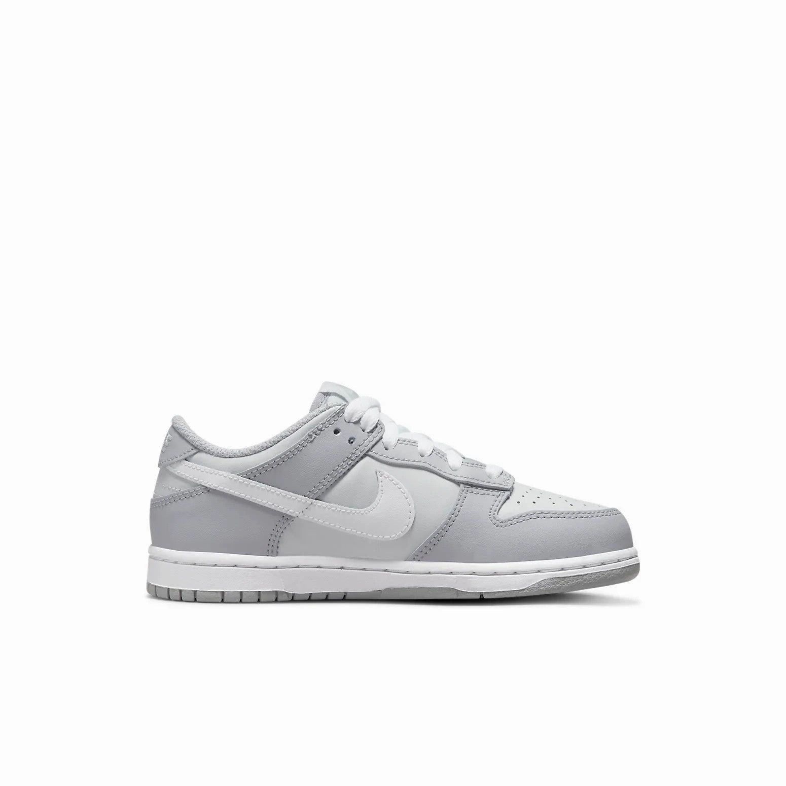 Nike Dunk Low DH9756-001 Kids US  Wolf Gray Leather Comfort Casual Shoes Nike Low-top Track And Field Shoes