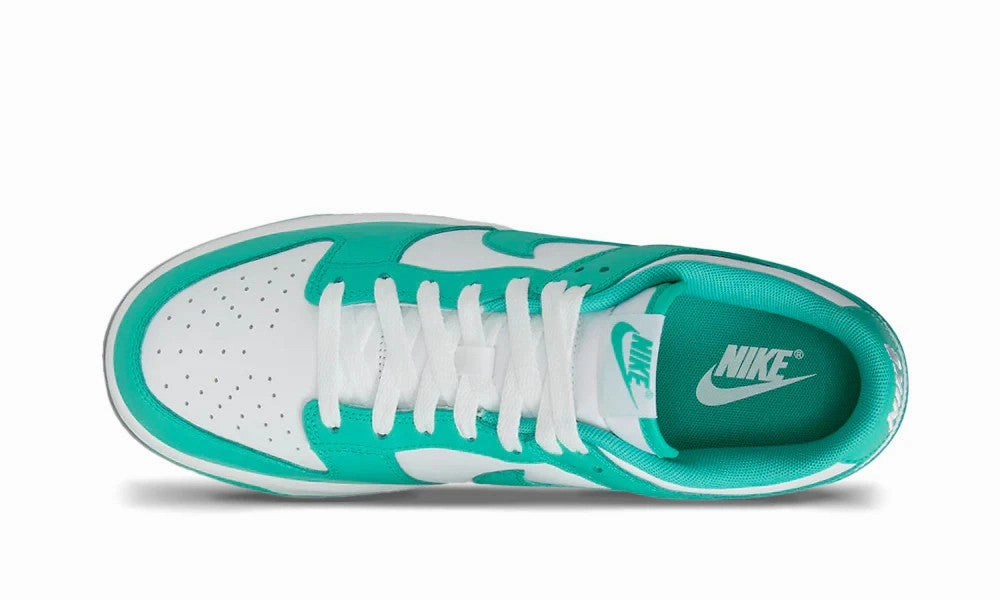 Navy Blue Nike Shoes Nike Dunk Low DV0833-101 Sneakers Men's White Clear Jade Leather Casual Shoes