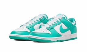 Nike Dunk Low DV0833-101 Sneakers Men's White Clear Jade Leather Casual Shoes Nike Shoes Crease Protectors