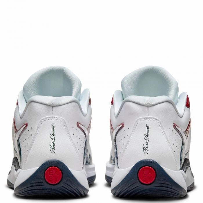 Nike Shoes Collection Nike KD 17 USA FJ9487-101 Sneaker Men White Obsidian Red Basketball Shoes FD1111 (White,10.5)