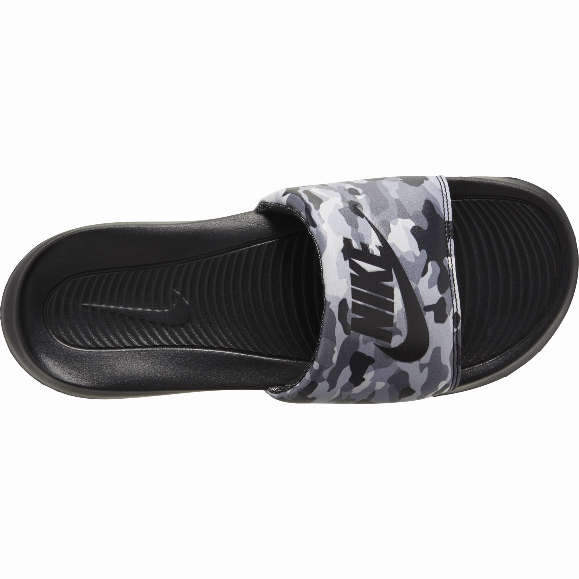 Nike Men's Victori One Slides - Black / Gray Camo Slippers Boot