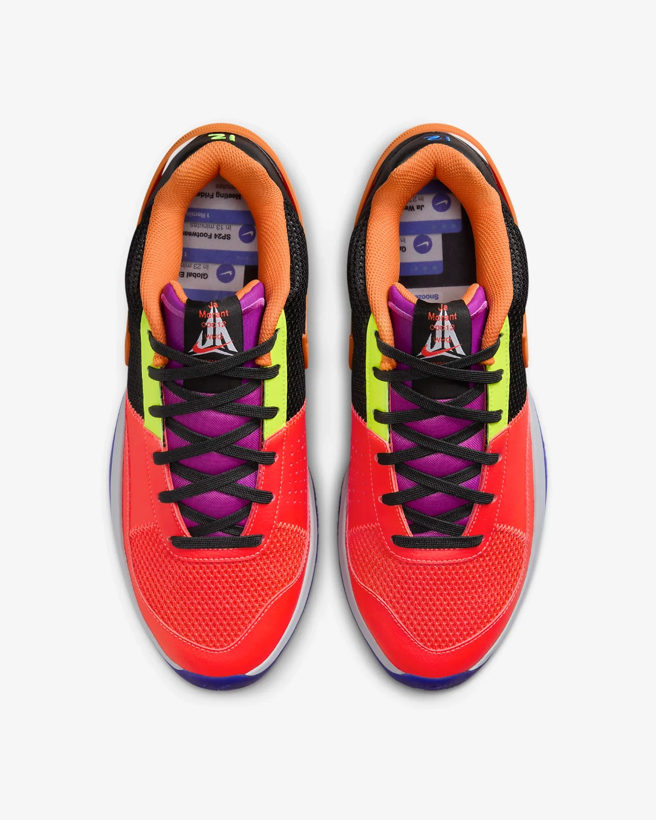 Nike JA 1 ASW FJ4241-001 Sneaker Men's Multicolor Lace Up Basketball Shoes FD325 (9.5,Multicolor) Nike Walking Industrial Shoe